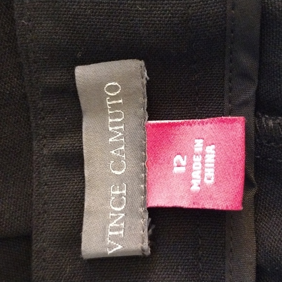 Vince Camuto Black Essentials Trouser Pants Size 12 NWT - Picture 7 of 9